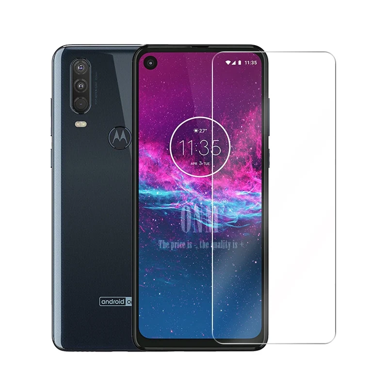 2 шт. закаленное стекло для Motorola One Защитная пленка экрана 2.5D 9H защитная
