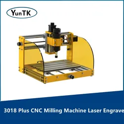 Fraiseuse Laser 3018 Plus CNC, graveur de broche 500W GRBL, Kit de routeur à commande numérique informatisée 