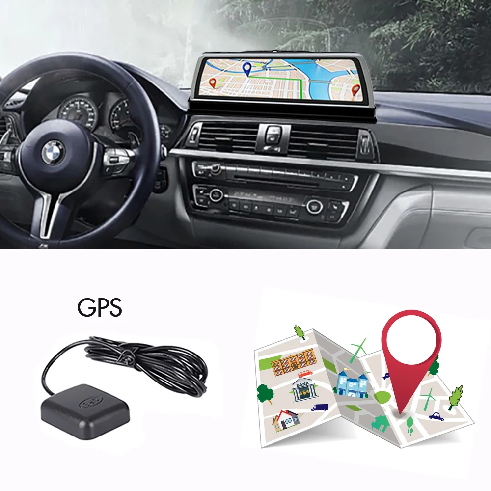 Видеорегистратор автомобильный 4 канала Wi Fi GPS Full HD 1080P IPS 10