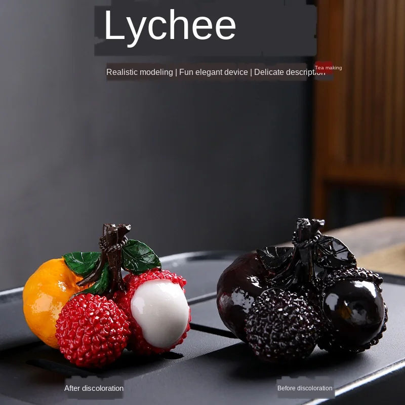 

Fun Fervent Fruit Tea Pet Small Ornaments Creative Personality Tea Ceremony Exquisite Decoration Home Furnishings Porcelain