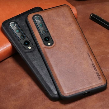 

X-Level Leather Case For Xiaomi Mi 10 Pro 5G Soft Silicone Edge Shockproof Back Phone Cover For Xiaomi Mi 10 Case Coque