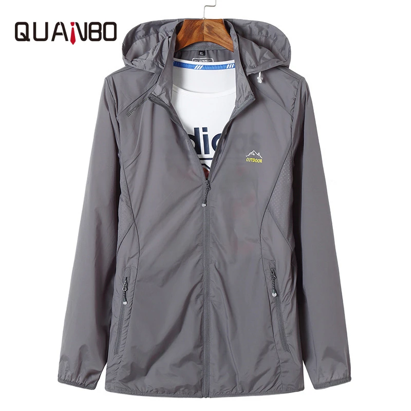Veste De Pluie Impermeable Pour Hommes Vetement De Peau Grasse Manteau D Ete Mince Grande Taille Avec Air Conditionne Aliexpress