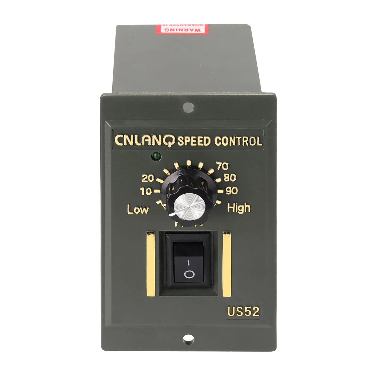 400W AC220V ABS Speed Controller Motor Speeds Pinpoint Regulator Control Device with Indicator Light