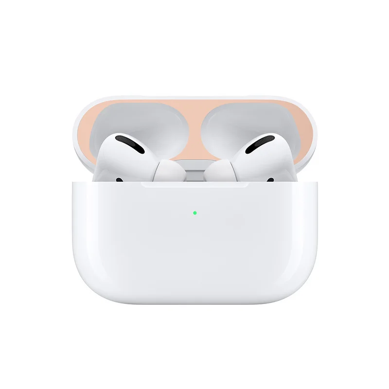 에어팟 용 방진 스크래치 방지 스티커 1 2 Pro 먼지 가드 Apple 에어팟 2/1/pro 커버 스티커 용 보호 이어폰 필름