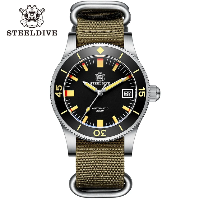 Steeldive SD1952T New Design Ceramic Bezel NH35 Automatic Dive Watch Men  Mechanical Wristwatch|Sports Watches| - AliExpress