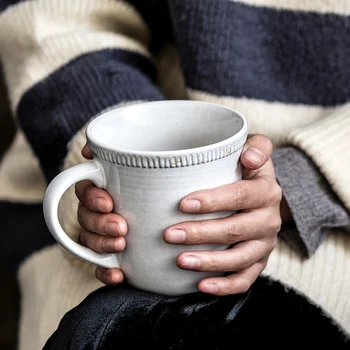 

Personal Office Reusable Coffee Mug Art Vintage Japanese Cups And Mugs Ceramic Porcelain Coffee Mugs Creative Large Cup A5B