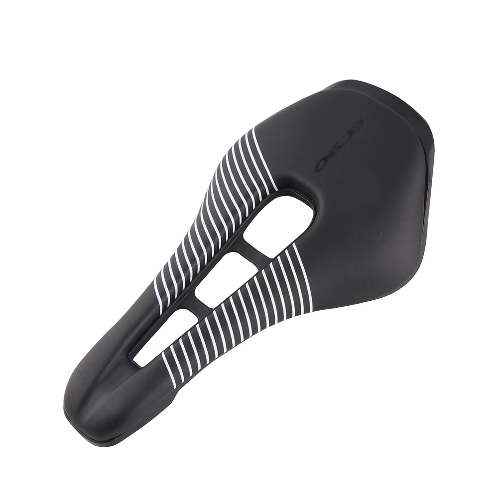 

MTB Road Bicycle Saddle Comfortable PU Leather Hollow Breathable EVA Soft Bike Saddle TT Triathlon Racing Cycling Seat Parts