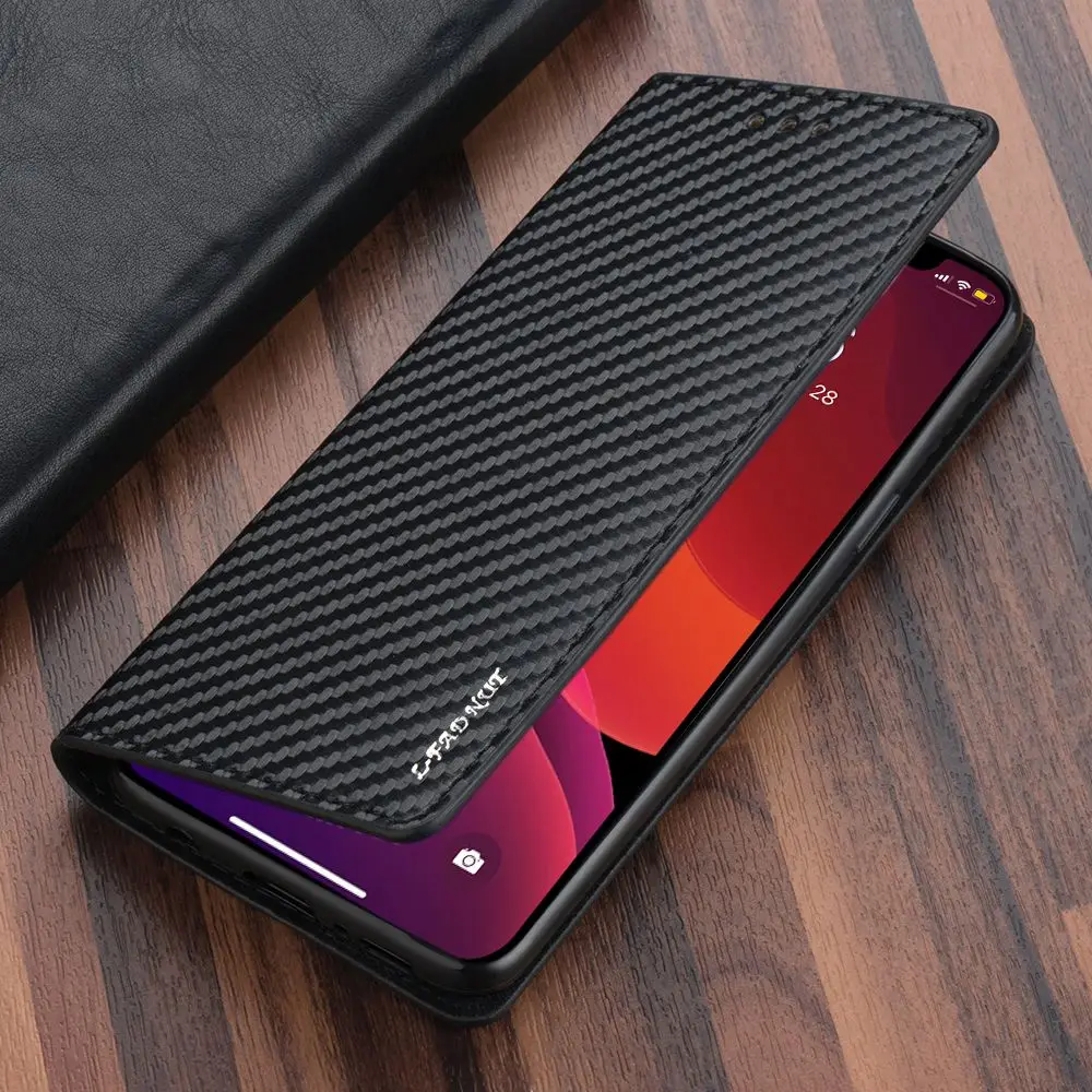 Чехол для IPhone 11 Pro 7 8 Plus Xr Xs Max X 6s 6 5S SE 2020 12 мини держатель карт из углеродного