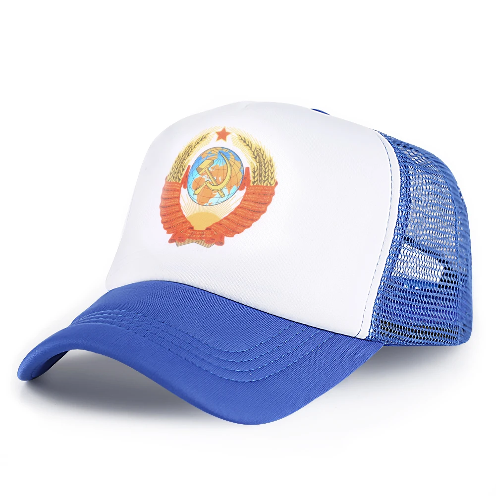 

Baseball Cap Mesh Snapback Man Cap Spacmen Russian Communism Unisex Trucker Hat Hip Hop Caps For Men Women Fashion Cotton Hats