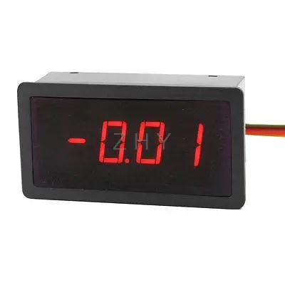 

DC10A/75mV Type Red LED Display Wired Current Test Digital DC Ammeter