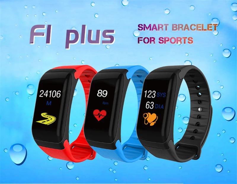 

0.96inch F1 plus Smart watch Intelligent anti-lost bluetooth phone call wrist Watch Heart rate /Blood pressure Monitor colorful