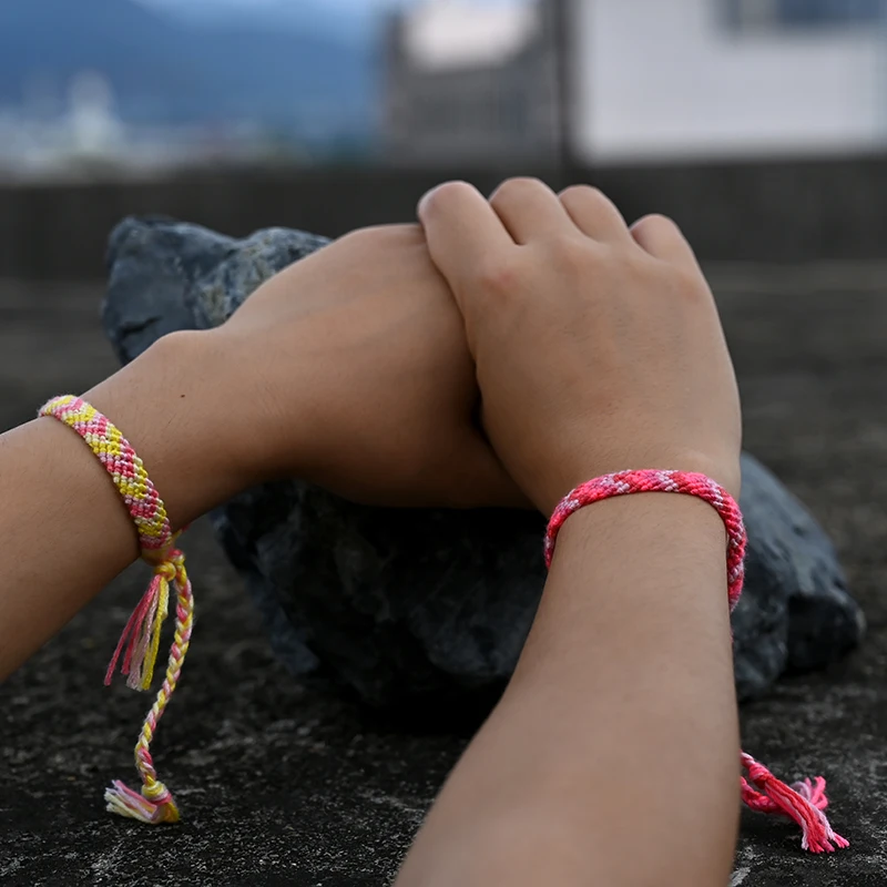 Bracelet Jewelry Handmade Macrame Friendship Bracelet Fashion Bohemian Weave Braid Trendy Boho Vintage Couple Bracelet for Women