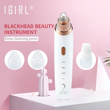 

IGIRL lectric Nose Face Deep Cleansing Skin Care Pore Cleaner Suction BlackHead Pimple Removal Beauty Face Skin Care Tool