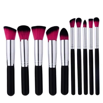 

10Pcs Make Up Foundation Eyebrow Eyeliner Blush Cosmetic Concealer Brushes Makeup Brushes Cosmetic Set