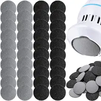 40 Pieces Regular Coarse Replacement for Portable Electric Foot Grinder Foot File Callus Remover Electric Callus Remover Hard 1