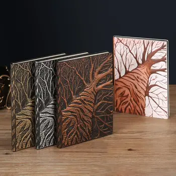 

Creative Embossed A5 Size Leather Notebook Journal Notepad Travel Diary Planner