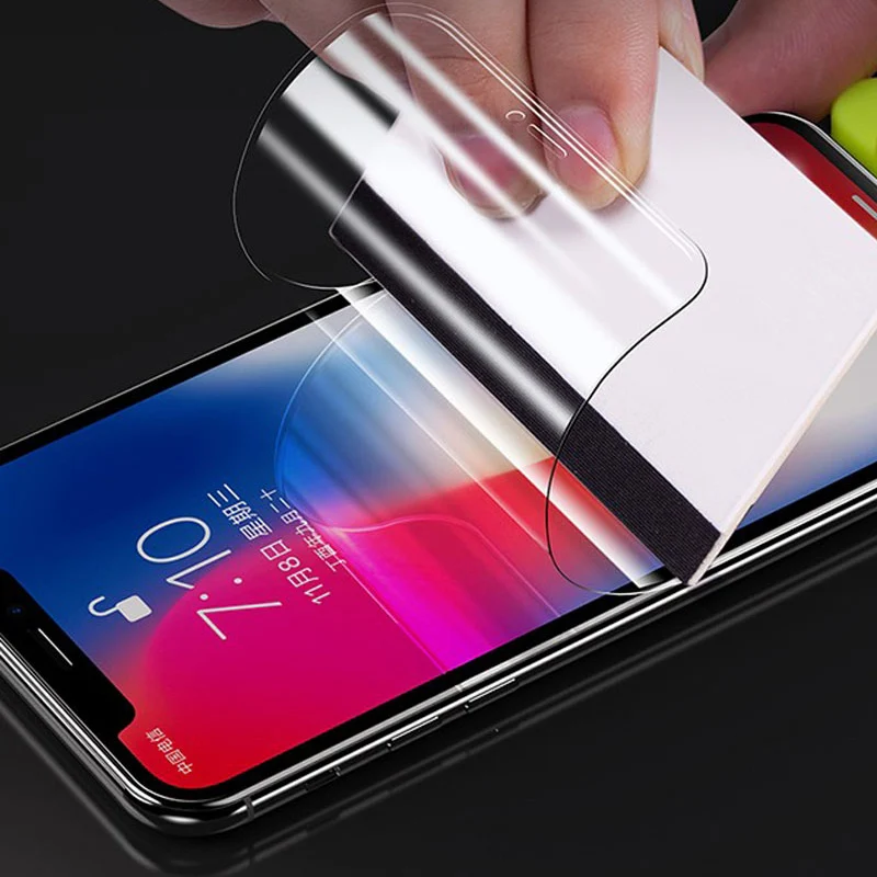 5 шт./лот, мягкая Гидрогелевая пленка для Apple iPhone 11 11 PRO X XR XS Max, Защитная пленка для экрана для iPhone 6 6s 7 8 Plus, передняя защита