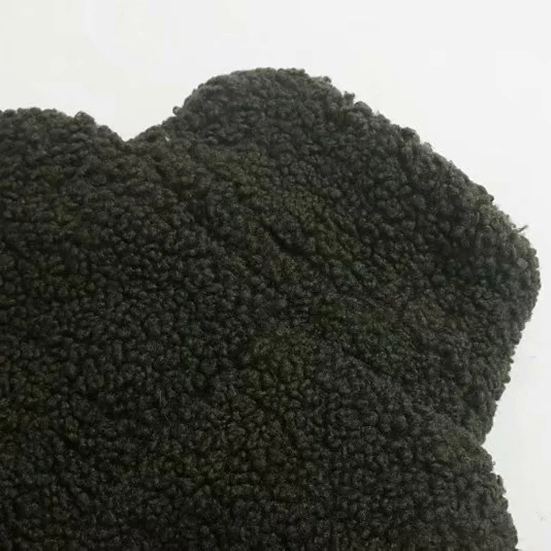 ZOEPO сплошной толстый Шерстяные пиджаки Для женщин модные Двубортная куртка Для женщин элегантные флисовые длинные пальто женские JL