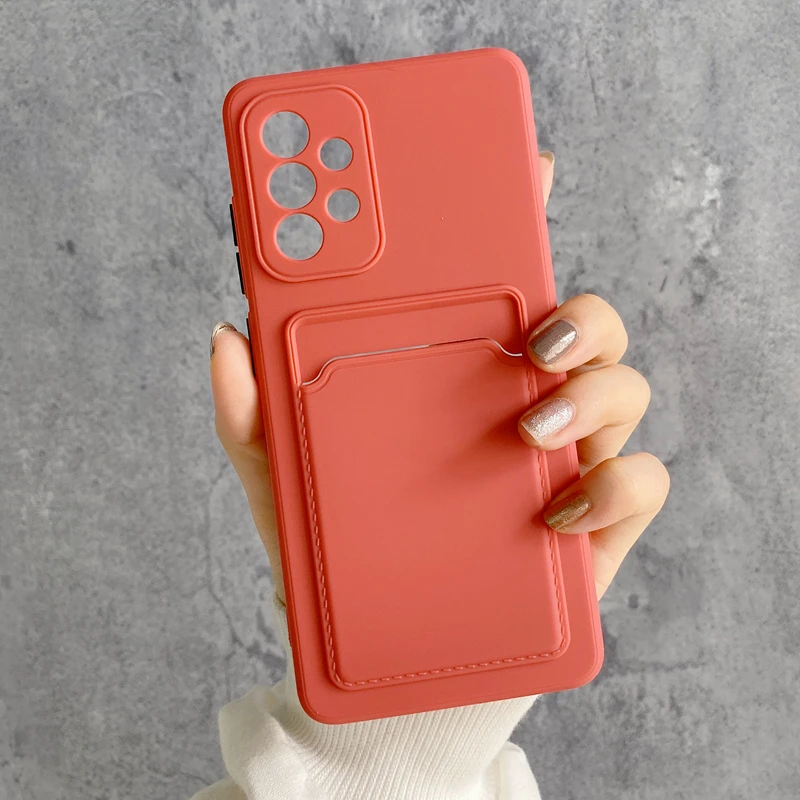 Universal Silicone Wallet Slot Phone Case with Card Holder Pocket