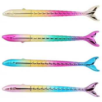 

0.5mm Writing Fluent Mermaid Shape Neutral Pen Signature Pen Kid Gift Creative School Office Supply High Quality