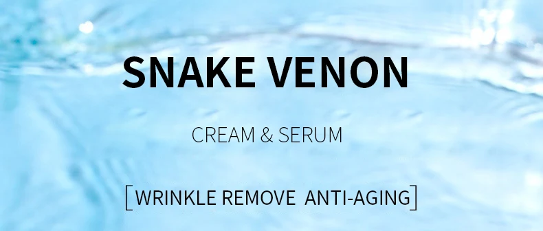 Snake Venon Serum Wrinkle Fine Lines Removal Collagen Essence Whitening Tighten Face Serum Anti Aging Skin Care Korean Cosmetics