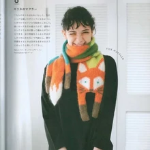 

Handmade Kids Cartoon Animal Fox Knit Scarves Kids Cartoon Shawls Scarves Collar Thickening Scarf Baby and Girls Winter Knitted