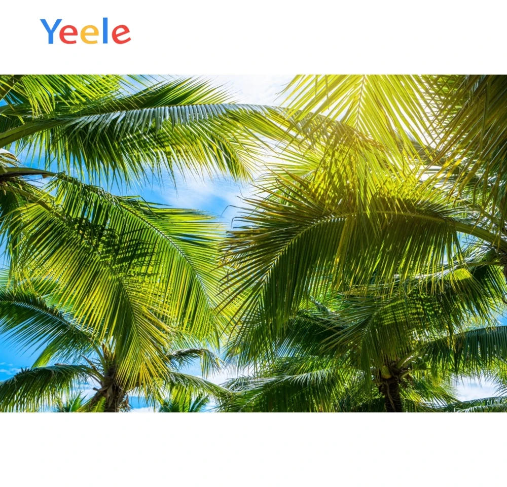 YeeleTropical Пальмовые Листья вечерние Детские фотосессия фотография фоны на заказ фотографические фоны для фотостудии - Цвет: NBK17739