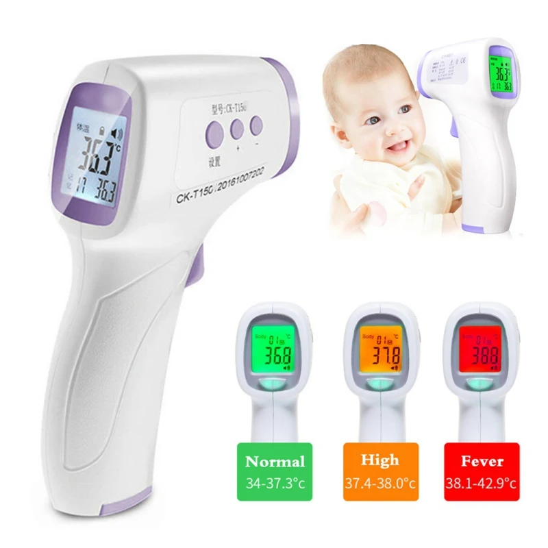 

Digital Thermometer IR Infrared Thermometer Non-contact Forehead Body Surface Temperature instruments Baby Thermometer fm