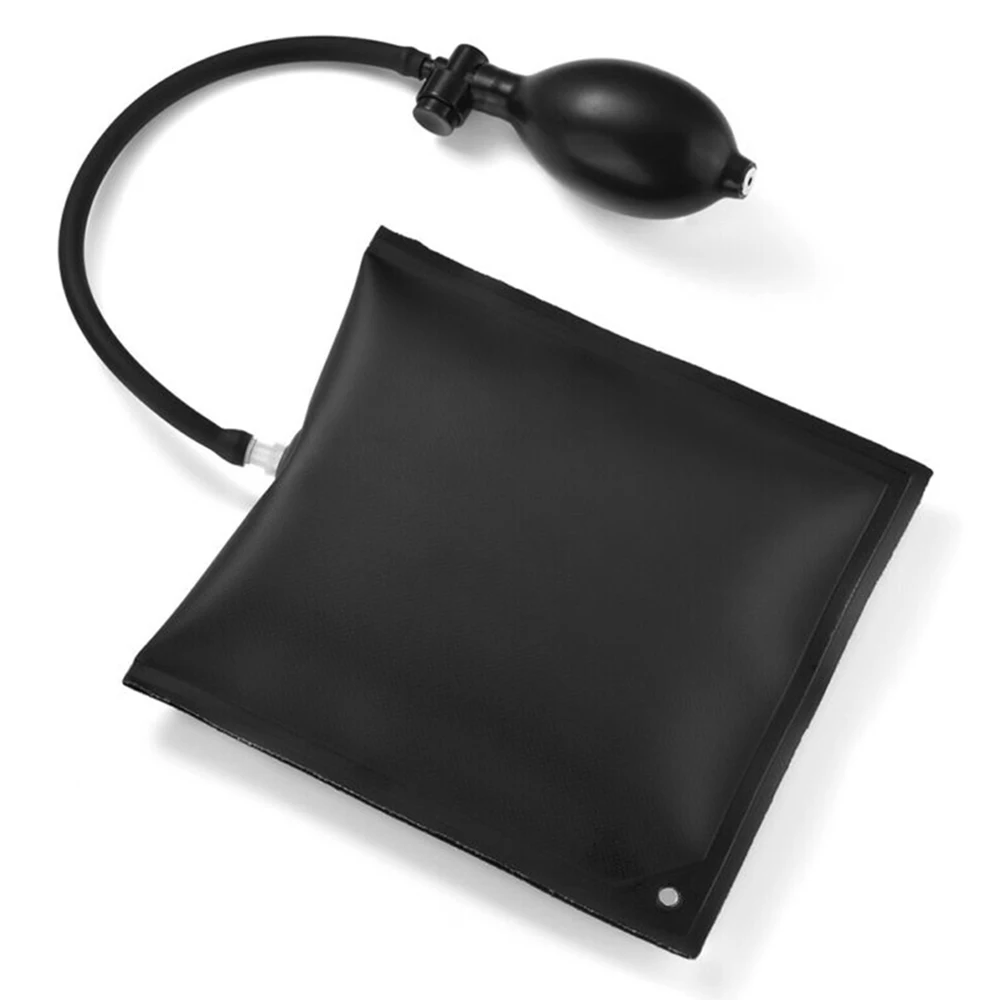 4x воздушный насос клинья вход надувная резиновая подушка безопасности открывалка ручной инструмент черный для автомобиля