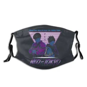 

A Boss Too Akira Adult Reusable Face Mask with Filter Neo Tokyo Anime Anti Haze Dust Mask Respirator Mouth Muffle