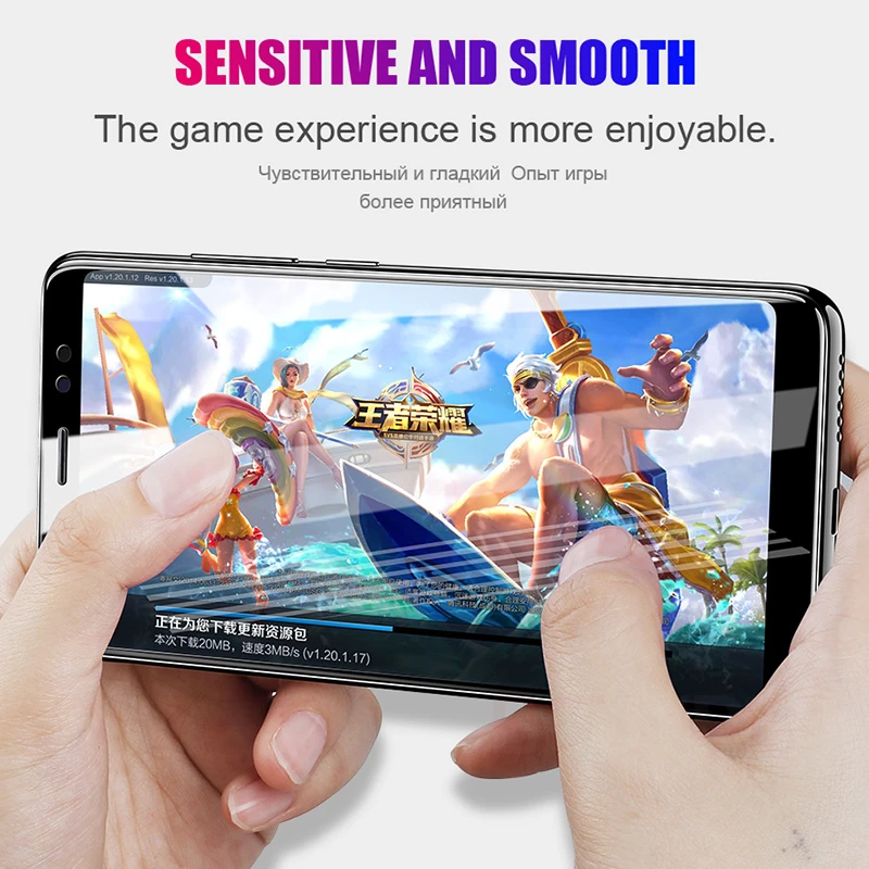 100Pcs 9D Curved Tempered Glass For iphone 11 Pro Max Screen Protector X XR XS Max 6S Tempered Glass Film Movie For iphone 12