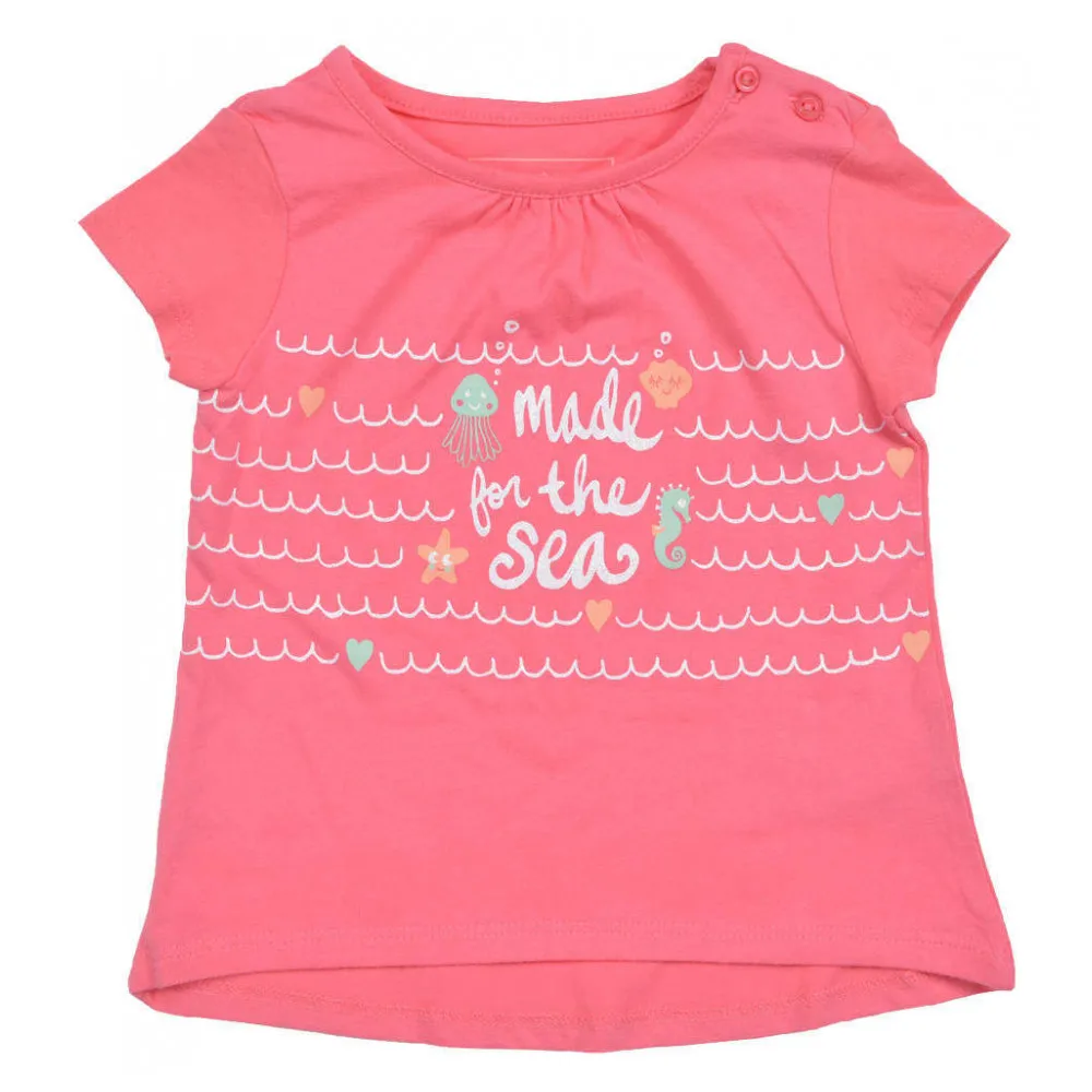 Футболка «Made for the sea» розовая In Extenso