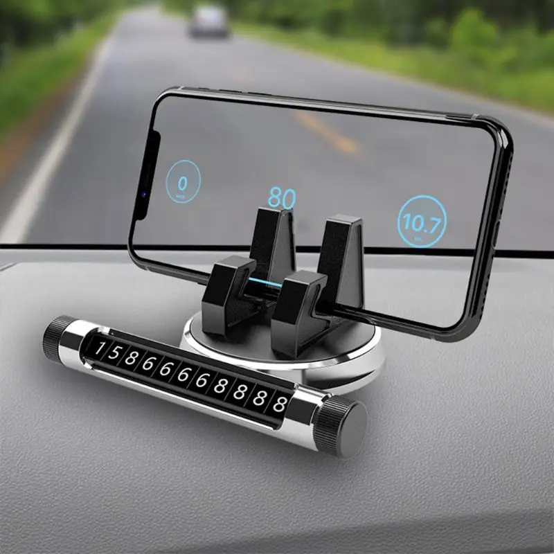 Car Phone Holder Silicone Dashboard Sticking Mobile Phone Holder Stand Desk Support Bracket for iPhone Samsung Huawei Xiaomi HTC