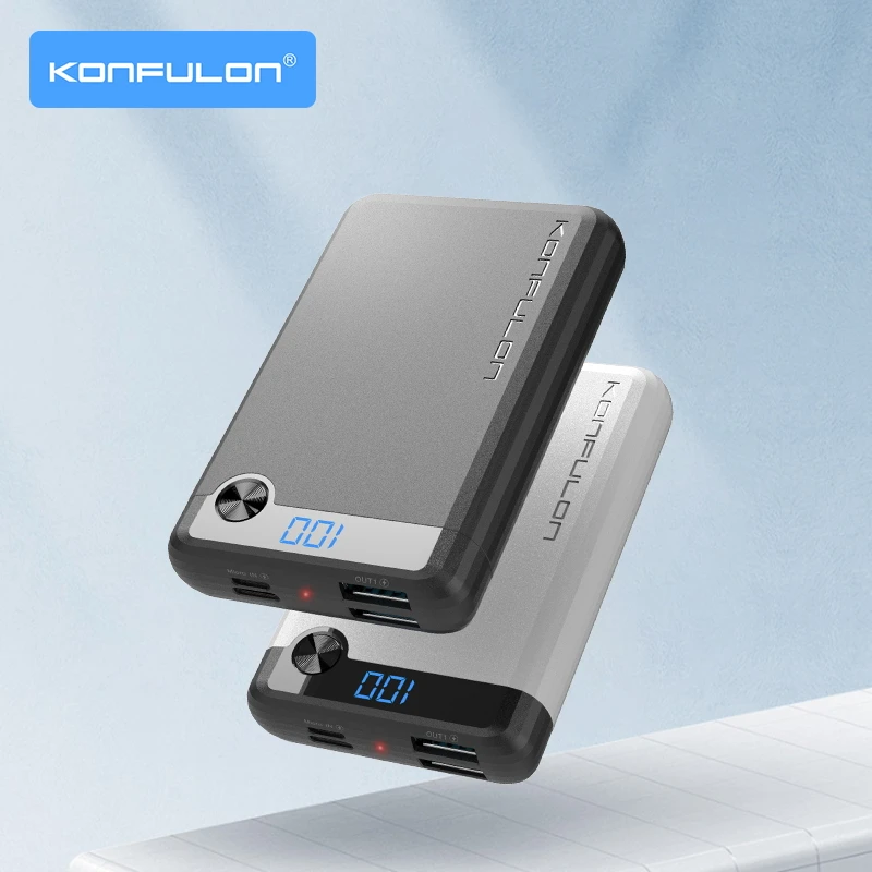 Power bank QC3.0/PD 18W quick charge 10000mah Power bank Digital Display external battery Power bank QC3.0/PD 18W quick charge 10000mah Power bank Digital Display external battery
