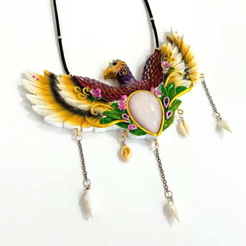 5 Color Creative Fashion New Animal Phoenix Resin Pendant for Home Wall Decoration Crafts Ornaments