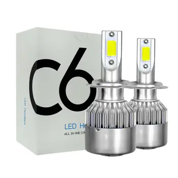 

H7 LED H11 H4 Hi/Lo H1 H3 H8 HB1 HB3 HB4 HB5 PSX24W HIR2 H13 H16 H27 Car Headlight Bulbs 3000K 4300K 6000K 8000K COB C6