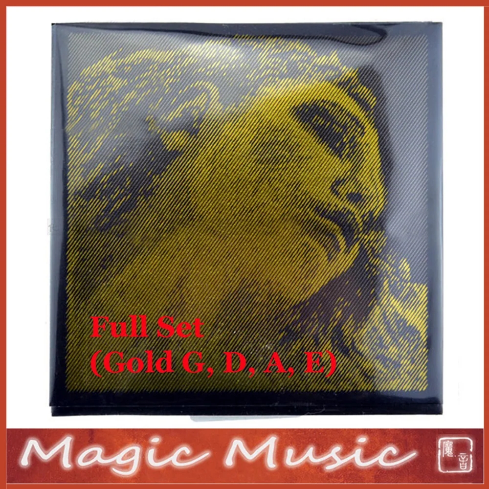 Full Size Pirastro Evah Pirazzi Gold Violin Strings Set Ball End Size 4