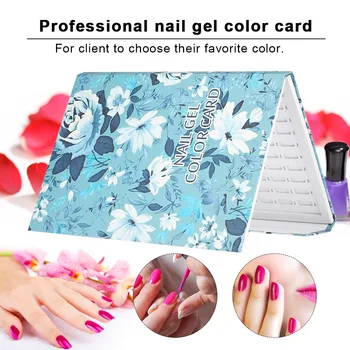 

Professional 180 Colors Nail Gel Polish Display Chart Nail Polish Color Card Board Nail Art Salon Set
