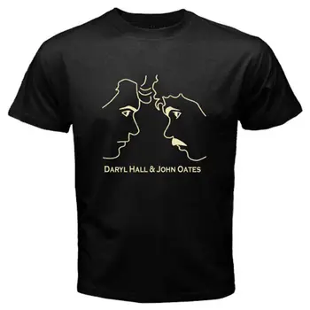 

New Hall & Oates Private Eyes Music Legend Men's Black T-Shirt Size S to 3XL