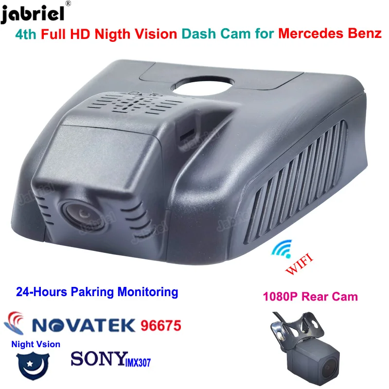 

Full HD Night vision 24H WIFI Car Dvr Dash Cam Camera for Mercedes Benz A180 A200 A220 2019 2020 20201 for Mercedes A Class w177
