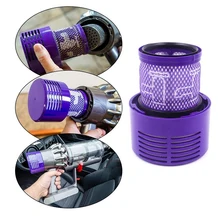 6 unidade de filtro lavável pacote para dyson v10 sv12 cyclone animal absoluto total limpo aspirador