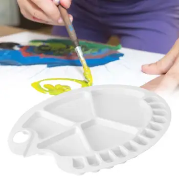 

17 Holes Palette Plastic Thickened Drawing Painting Gouache Paint Tray Art Student Supplies artes for art students painting