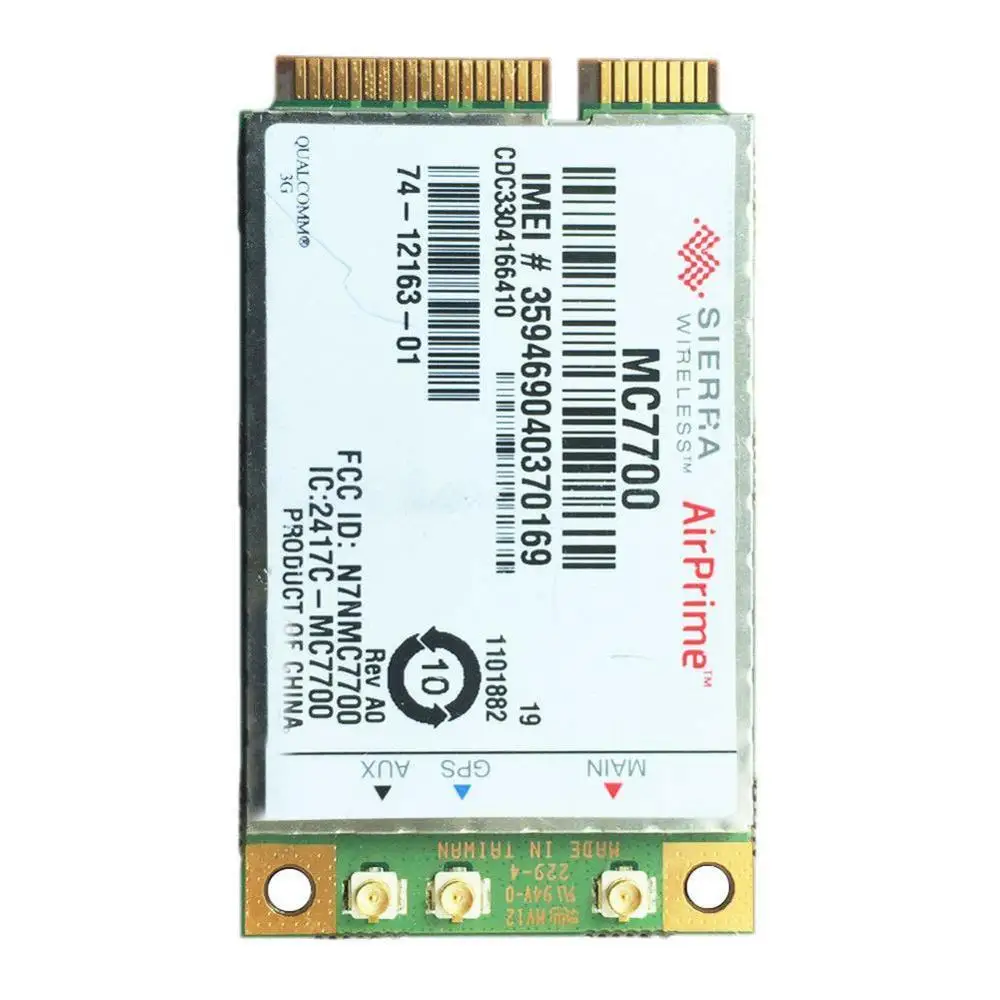 Разблокированный 4G WWAN gps модуль Sierra MC7700 мини PCI HSPA+ 4G карта 100 Мбит/с LTE модуль GOBI4000 Экспресс WLAN GPRS беспроводной H0U0