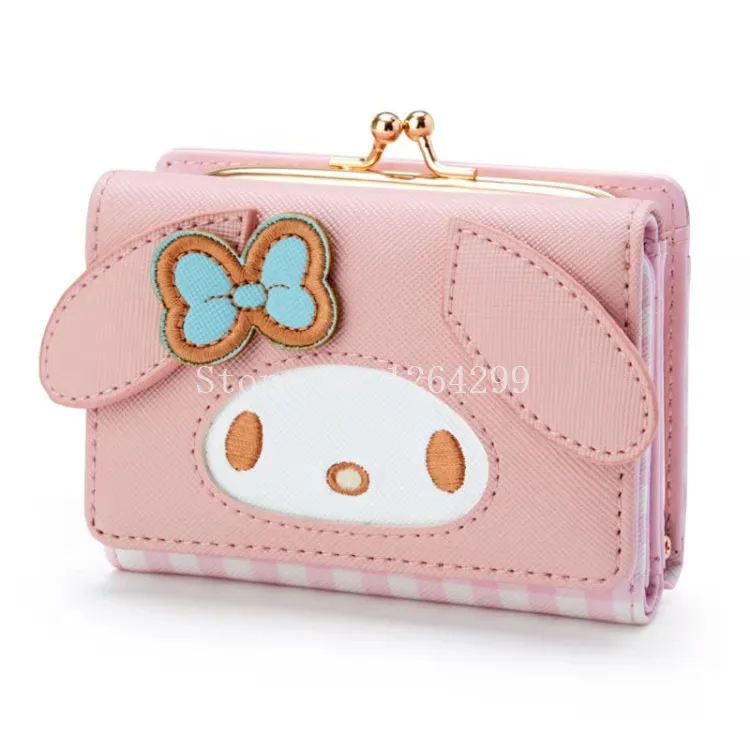 Новая мода My Melody Cinnamoroll PomPom Purin для девочек детские короткие кошельки Кошелек для монет подарки для детей