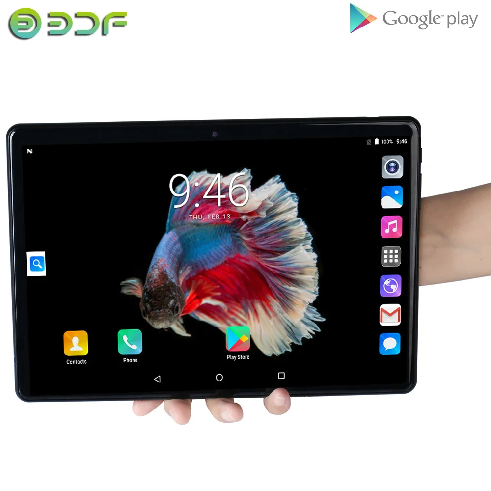 

10.1 inch Android 7.0 Tablet Quad Core 1GB RAM 32GB ROM IPS Screen WiFi Bluetooth GPS Tablet PC Support Mobile Phone SIM Card