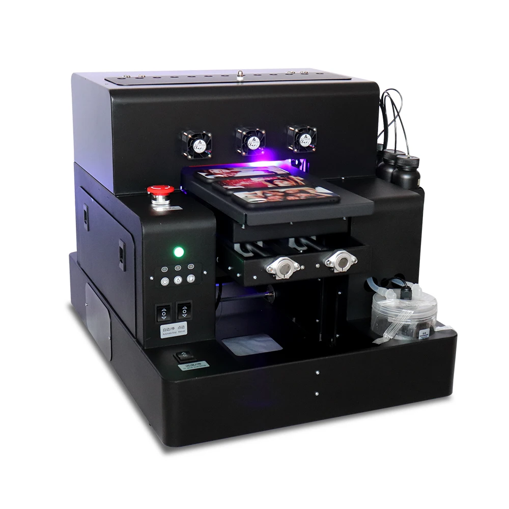 Uv Printer With Varnish Automatic Uv Printer Automatic Uv Inkjet Printing Machine For Epson L805 - Printers - AliExpress
