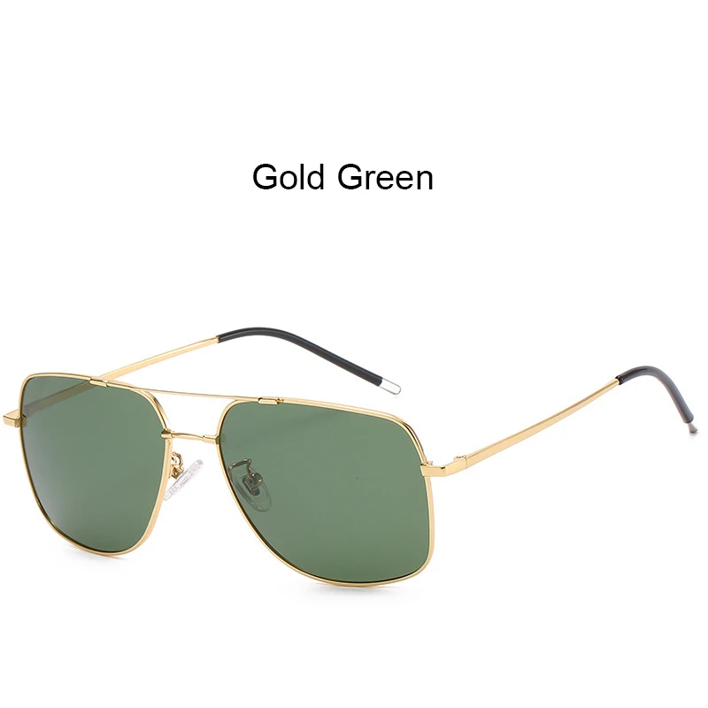 C2 gold green HBK, пилота, недеформируемые фотохромные солнцезащитные очки, винтажные, хамелеон, меняющие цвет, материал памяти, очки для вождения, Gafas De Sol - Цвет линз: C2 gold green