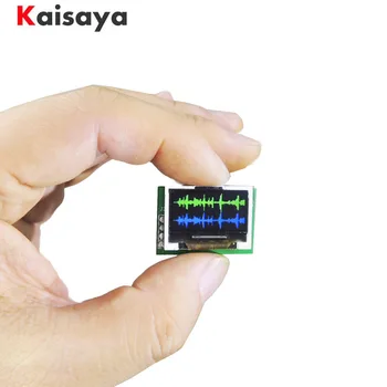 

MINI 0.96 Inch OLED Spectrum Display Analyzer Dual Channel Color Music Spectrum Display Module G4-002