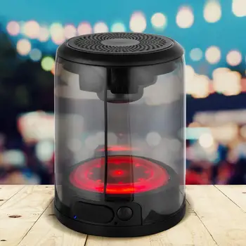 

2019 New Bluetooth Speaker TWS Clear LED Wireless Bluetooth Magnetic Speakers Split One On Two Combination Outdoor Portable Gift