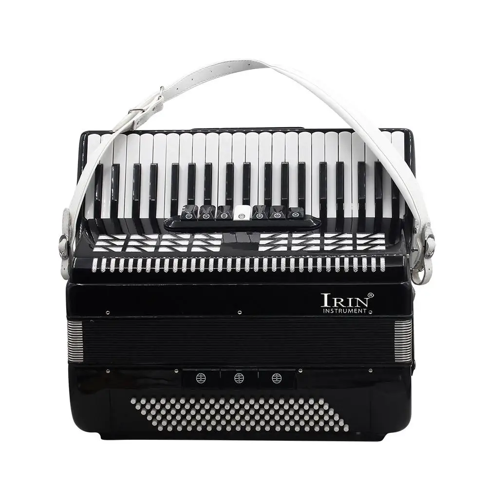 IRIN 2 Pcs Adjustable Synthetic Leather Accordion Shoulder Straps Belt for 60-120 Bass Accordions